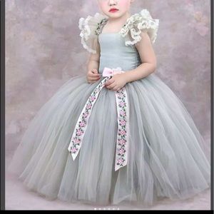 Dollcake hint of grey fancy frog dress